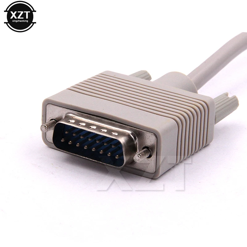 Видеокабель DB15, VGA LCD, DB, 15 контактов, двухрядные разъемы, кабель прямого подключения «штырь-гнездо» для медиа аксессуары newest