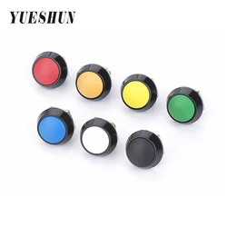 12mm Metal Momentary Push Button Switch Electrical Equipment Aluminum Switch 2A/36VDC Inserts Auto Reset Switch 8 Color