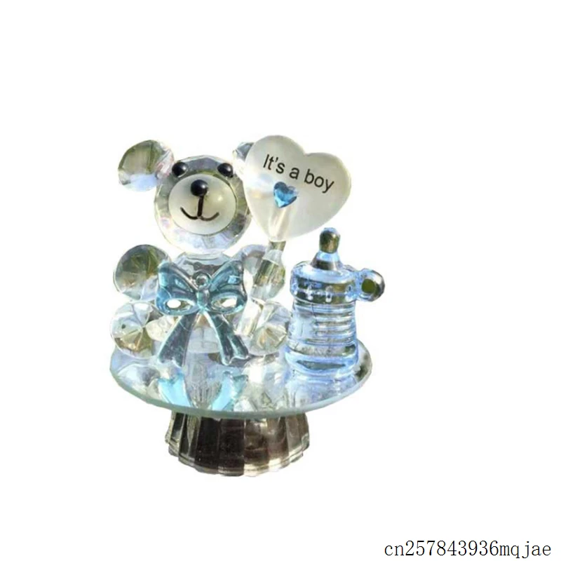 

20pcs Crystal Bear Nipple Baptism Baby Shower Souvenirs Party Wedding Favors Giveaway Gift for Guest