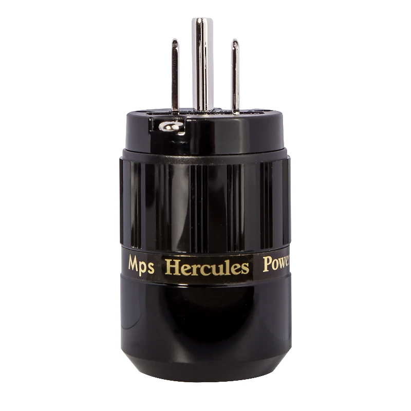 HiFi MPS Hercules-WMR HiFi power cord c13 female  male us stand Plugs Connector 24K Rhodium Plated Power connector Amplifier