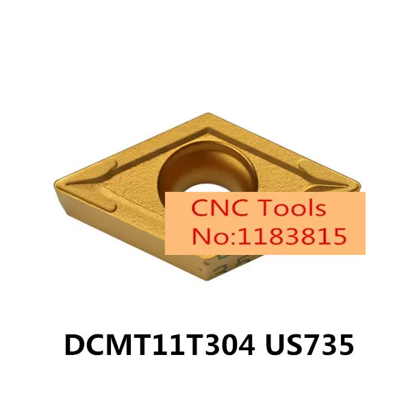 

10PCS DCMT11T304 US735/DCMT11T308 US735,original insert carbide for turning tool holder boring bar