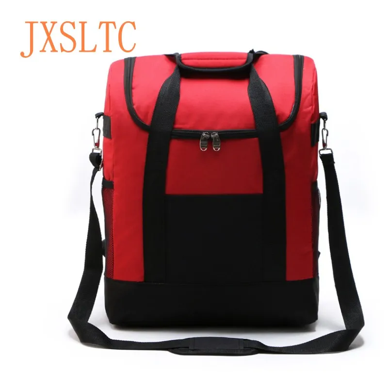 

22L 600D Oxford Big Cooler Bag Thermo Lunch Picnic Box Insulated Cool Backpack Ice Pack Fresh Carrier Thermal Shoulder Bags