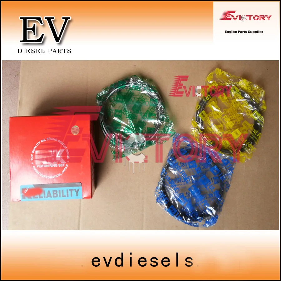 For Toyota forklift engine 1DZ-2 piston+ring+cylinder liner+full gasket kit+engine bearing