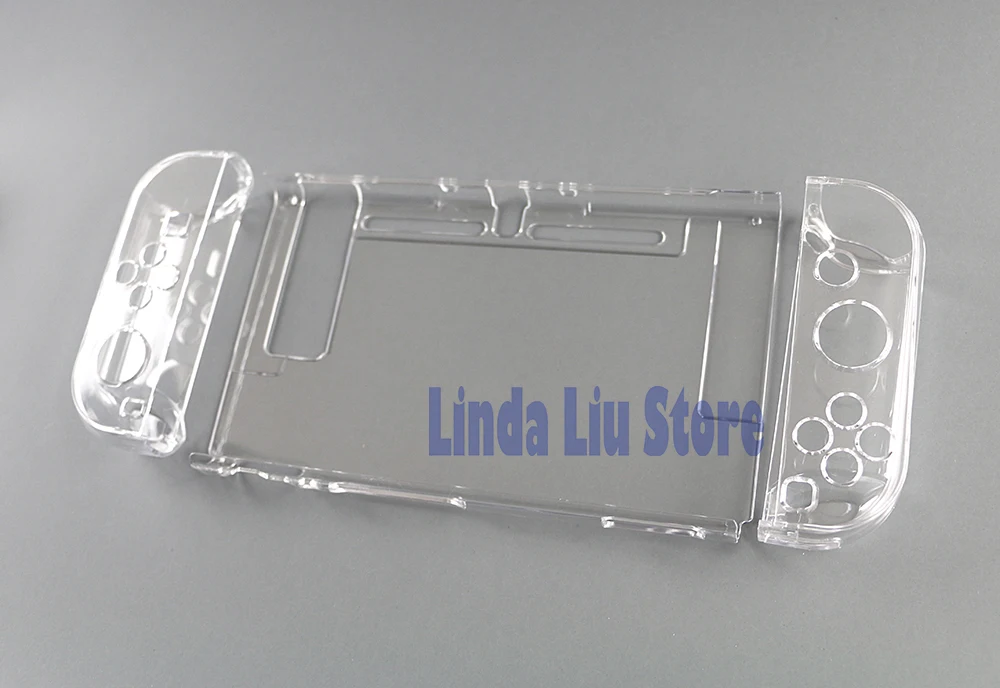 

10pcs/lot Controller Transparent Clear Cover case for Nintend Switch Console Joystick with package