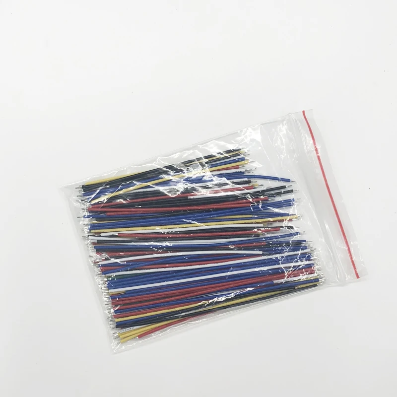 130PC 24AWG Breadboard Jumper Cable Wires Kit Tinning Double Tinned Component Pack Colorful 13 Types 10 Pcs each 5CM 8CM 10CM