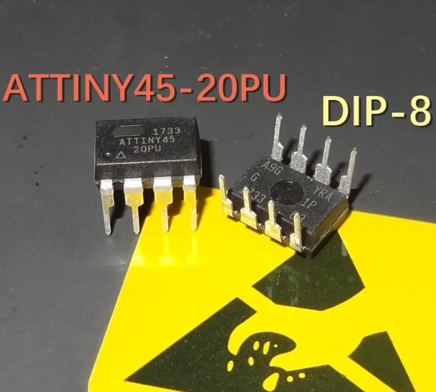 

Бесплатная доставка, 5 шт., ATTINY45-20PU ATTINY45, DIP8 DIP-8, новый оригинальный