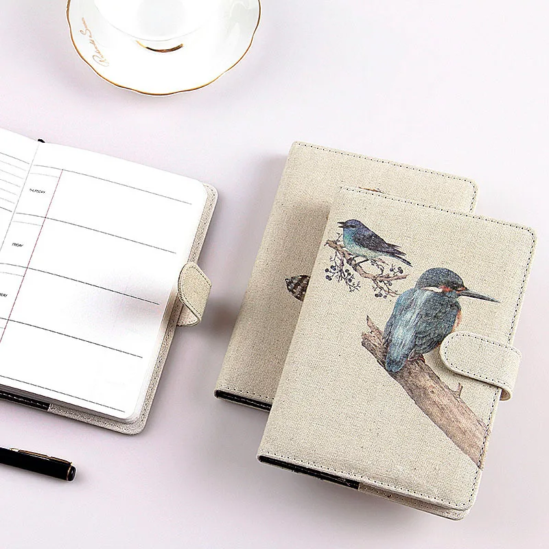 32K 12*18CM Create an aikawaii animal notepad with an agenda item magnetic clasp notebook and journal daily schedule organizer