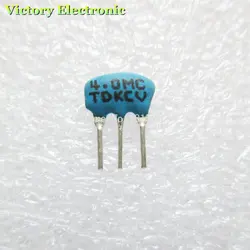 10PCS Ceramic Crystal Oscillator 4MHz 4M 4.0MHz 3Pin