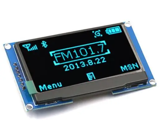 2.42 inch LCD Screen 12864 OLED Display Module IIC I2C SPI Serial C51 STM32 SSD1309 for Arduino 128X64 White/Blue/Green/Yellow