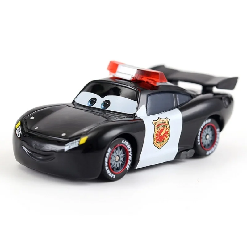 Cars 3 Disney Pixar Cars Police Lightning McQueen Metal Diecast Toy Car 1:55 Children\'s Gift Free Shipping