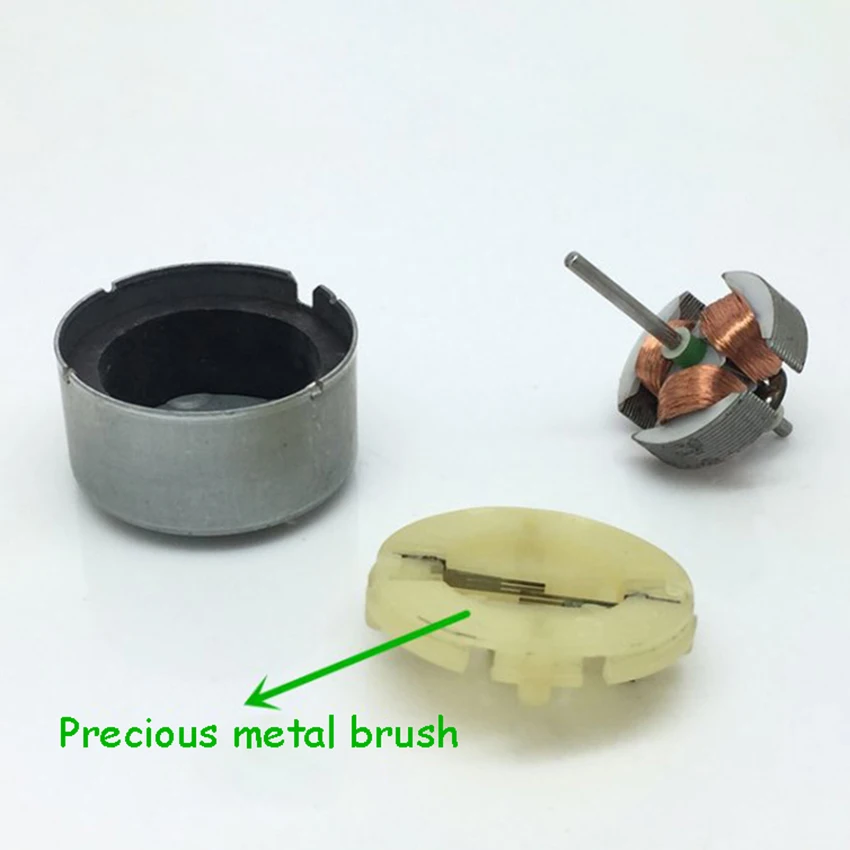 رمح طويل 500 نموذج مايكرو موتور الثمينة فرشاة معدنية DC6-24V الآلات الكهربائية لتقوم بها بنفسك مدلك ، مصباح دوار #5