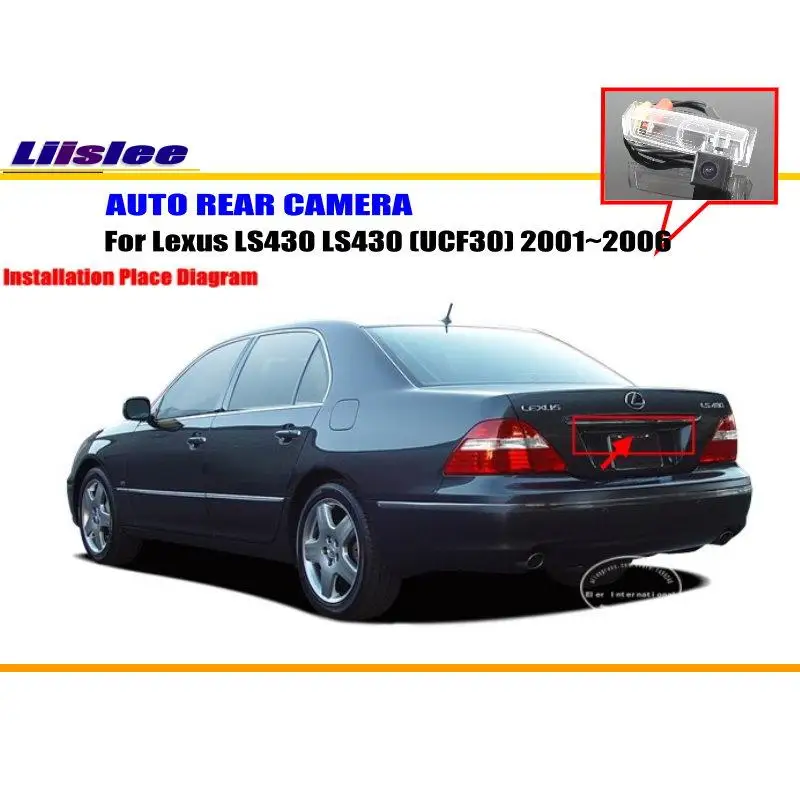 

For Lexus LS430 (UCF30) 2001/2002/2003/2004/2005/2006 Car Rear View Rearview Camera Parking Back AUTO HD CCD CAM Accessories Kit