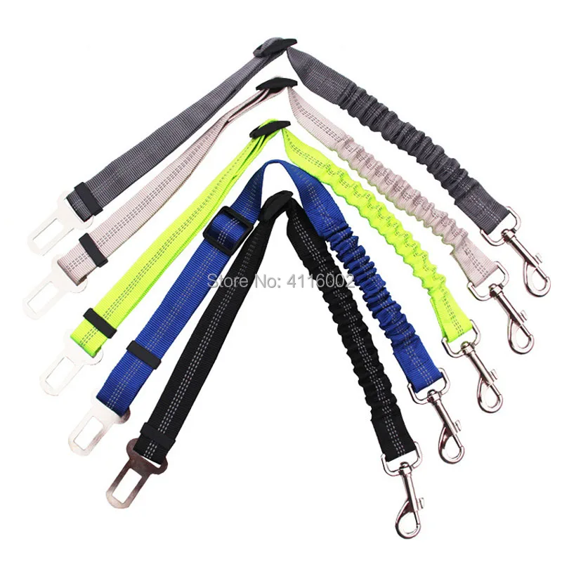 30pcs/lot Leash For Dogs Car Seat Belt Nylon Dog Collars Leashes Seatbelt Goods Pet Safety Supplies Adjustable