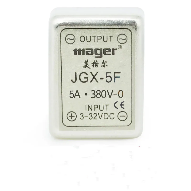 Free shipping 2pc High quality 5A Mager SSR DIP DC-AC solid state relay DC control AC  5A DC-AC JGX-5F 380A