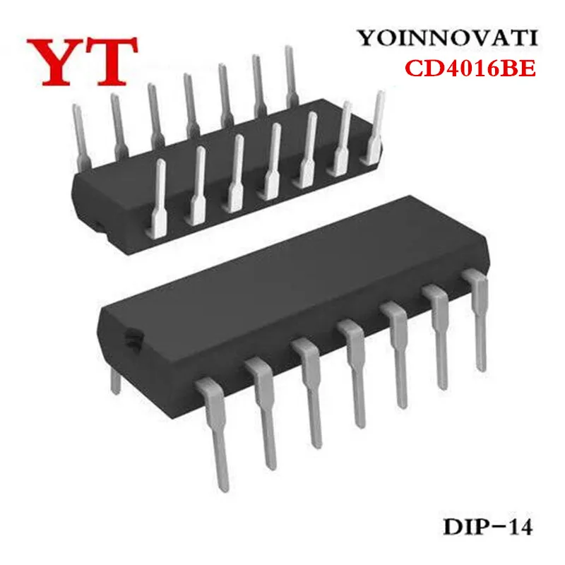 50pcs/lot CD4016BE CD4016 4016 IC QUAD BILATERAL SWITCH 14-DIP