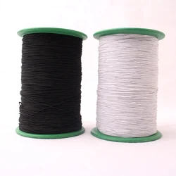 0.5mm sewing machine bottom line of ultra fine round elastic line elastic line black and white 320 meters