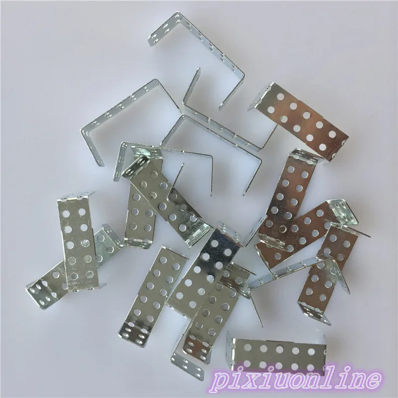 20pcs/pack J172Y Iron U-shaped Sheet Multi Aperture U-iron Channel Iron DIY Model Parts High Quality On Sale