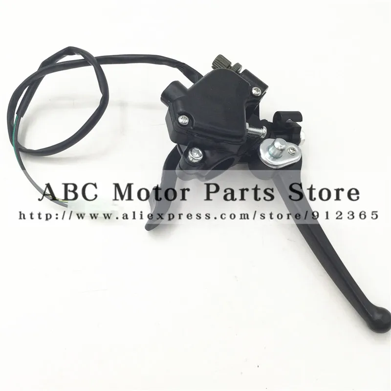 

ATV aluminum double brake Lever with throttle thumb Accelerator