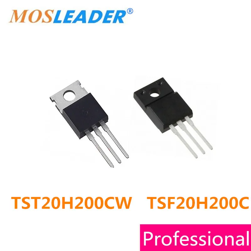 

Mosleader 100PCS TST20H200CW TO220 TSF20H200C TO220F TSF20H200 20H200 200V Schottky Chinese High quality