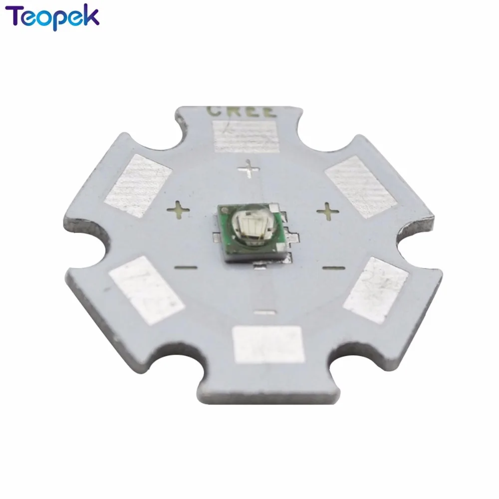 10pcs   XP-E XPE R3 Q3 1W 3W LED Emitter Light White Green Warm White Red Blue Yellow 450nm 8/12/14/16/20mm Base Free Shiping