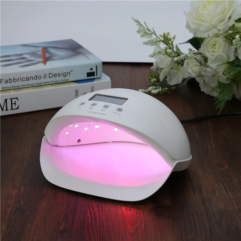 

50W UV Lamp for Nails LCD Display Dual UV LED Nail Lamp Nail Dryer With Bottom Timer for Gel Nail art Lamp 30s/60s/90s Lampe UV