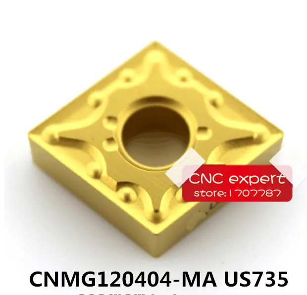 

Free delivery, 10PCS CNMG120404-MA US735/CNMG120408-MA US735,Suitable for MCLNR/MCKNR,Suitable for processing stainless steel