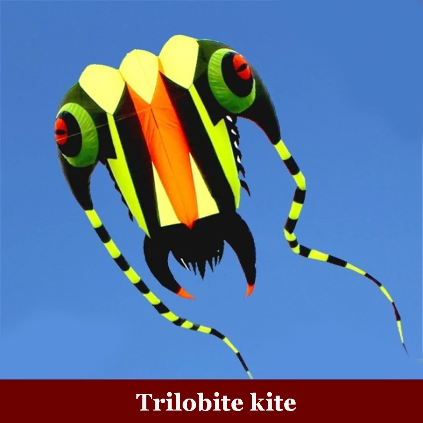 

1PC 7 sqm Trilobite Kite Outdoor Sport Dolphins Kites Easy to Fly Frameless flying toys, soft kite, show kite, Lifter