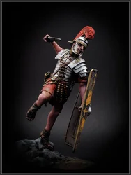 Unpainted Kit 1/24 Roman Optio, 1st century 75mm  figure Historical  Figure Resin  Kit