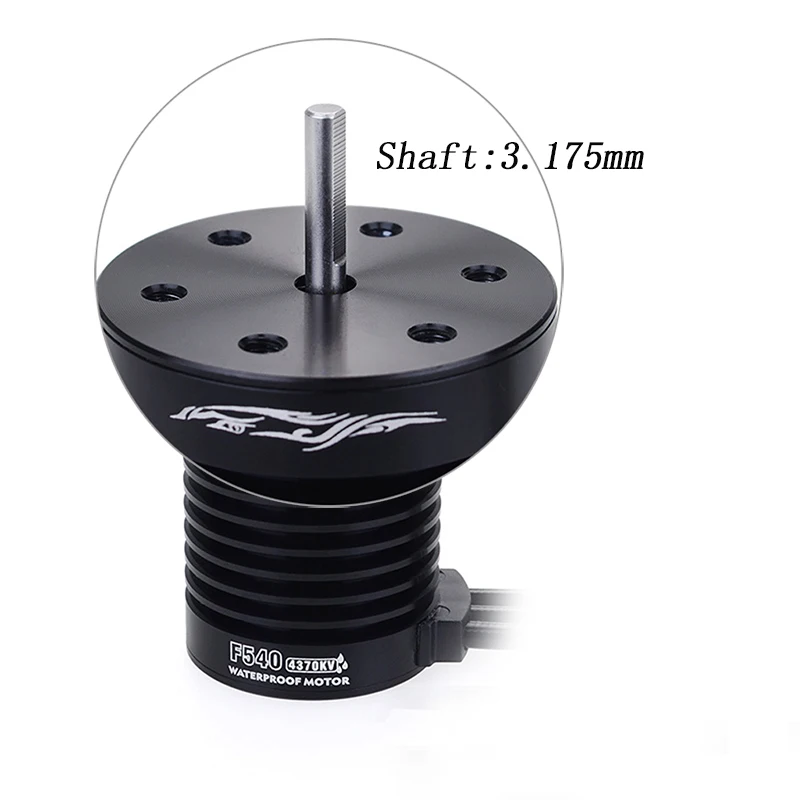 Impermeabile F540 3300KV 4370KV motore Brushless con 60A ESC Combo set per Traxxas Axial Redcat HSP 1/10 RC Truck Monster Buggy