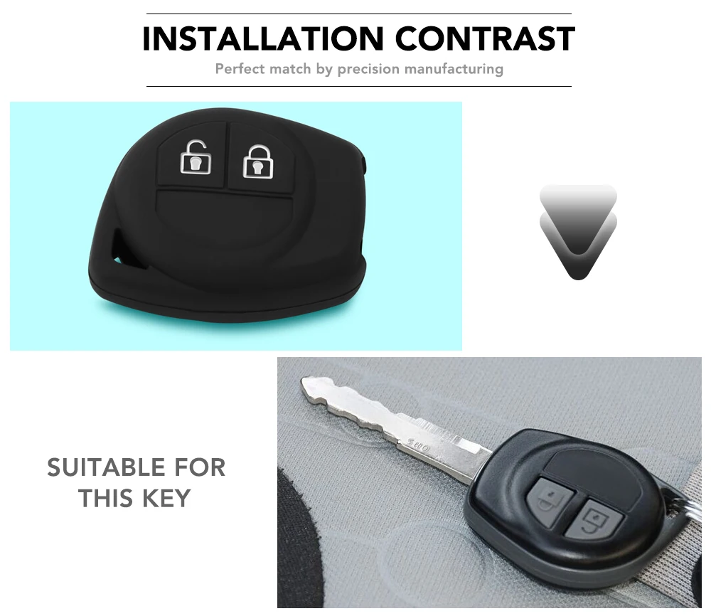 2 Buttons Car Key Case Cover For Suzuki Amagatarai Grand Vitara Swift Ignis SX4 Liana Aerio Vitara Jimny Vitara XL7 1pc Silicone