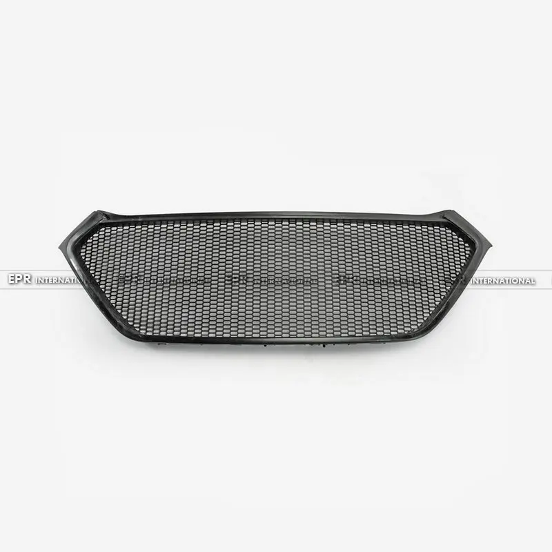 Car Accessories For Tucson TL 2016+ FRP Fiber Glass EPA Type A Front Grill Fiberglass Bumper Mesh Grille Racing Auto Body Kit