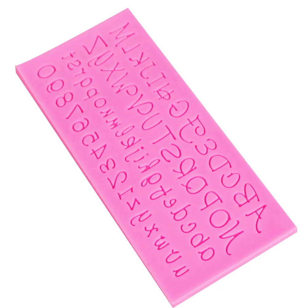 Sophronia M420 1 pcs Russian Alphabet Cake Decorating Silicone Cake Moulds Gumpaste Chocolate Baking Candy Pastry Molds
