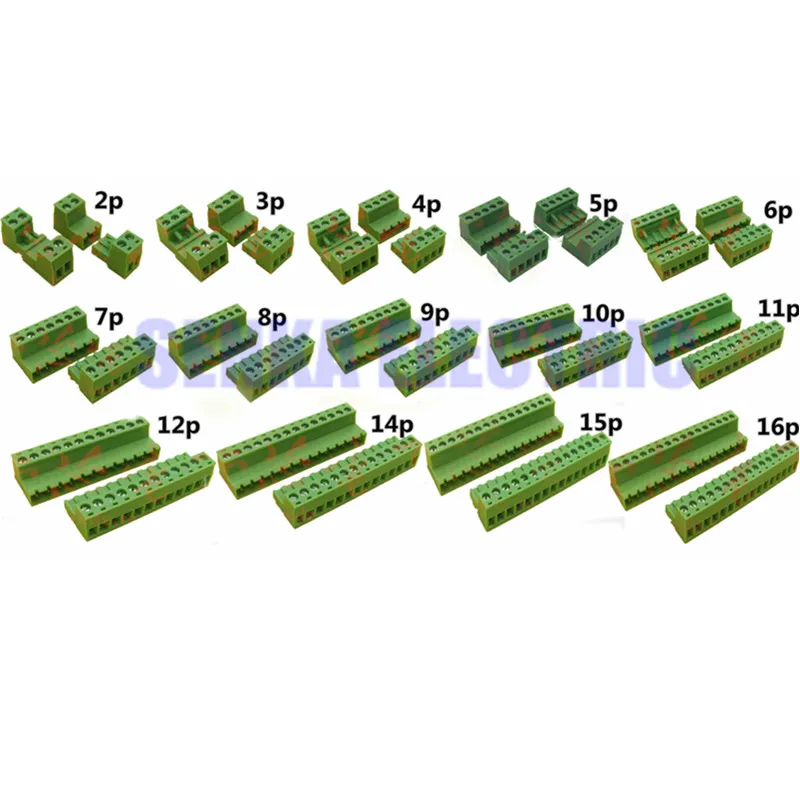 

50 комплектов 2EDGRK 5,08 мм Шаг 2 P/3 P/4 P/5 P/6 P/7 P/8 P/9 P/10 P PCB терминалы