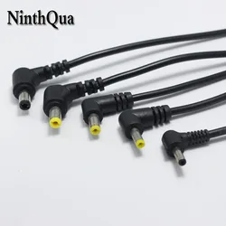 1pcs 5.5*2.5mm 2.5*2.1mm 4.8*1.7mm 4.0*1.7mm 3.5*1.35mm 2.5*0.7mm DC Power Plug with 30cm Cable Black Charging Connector