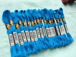 Oneroom-cotton thread for embroidery, 7 Golden Panno, 8m length, cross stitch, embroidery skeins, dmc962-3022, 10 pcs/lot