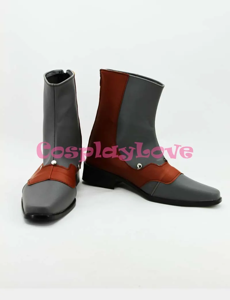 BlazBlue Hazama Short Cosplay Shoes Boots Hand Made Custom-made For Halloween Christmas Festival