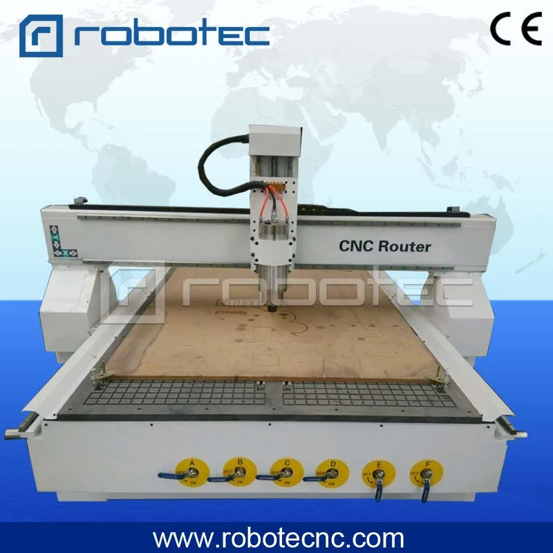Jinan Robotec Top selling wood cnc machinary / 1325 4*8 feet foam cutting wood carving machine