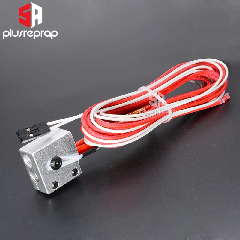 Bloco quente do vulcão V6, bloco do calefator com termistor, 12v, 24v, 40w, peças da impressora 3d, venda por atacado