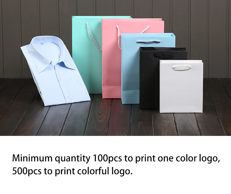 Monochrome Paper Gift Bag, Laminated Customized Logo Accetable, Festival Party, Commercial Advertising Cloth Gift Carrier