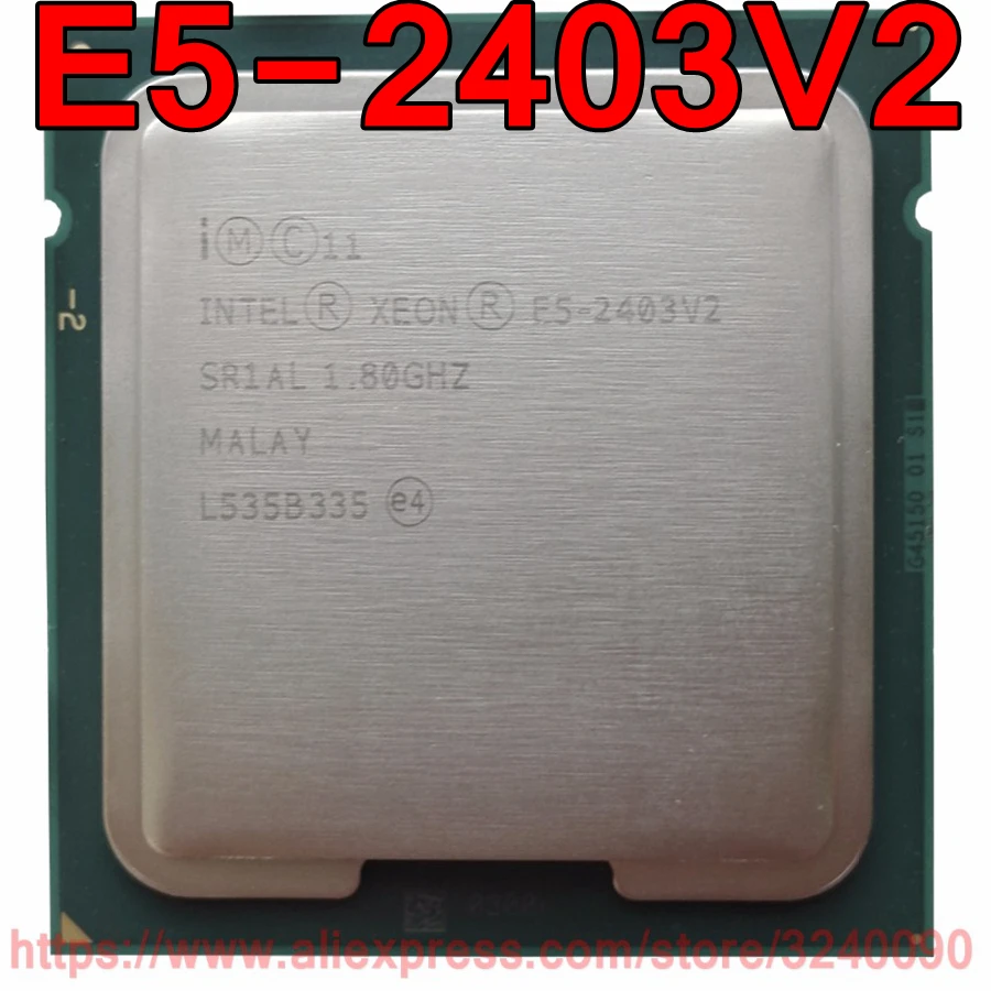 Intel Xeon CPU E5-2403V2 SR1AL 1.80GHz 4-Core 10M LGA1356 E5-2403 V2 processor E5 2403V2 free shipping speedy ship out