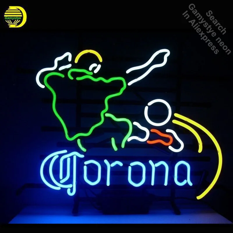 

NEON SIGN For Coron Soccer Sport neon Light Sign Custom Design Restaurant Hotel Neon signs handmade for sale light up signs art