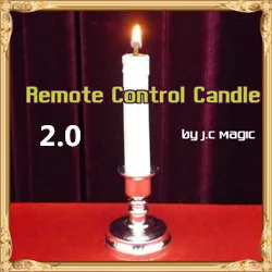 Remote Control Candle 2.0 version Magic Tricks Can Relight Repeatedly Stage Bar Illusions Gimmick Prop Accessories Mentalism