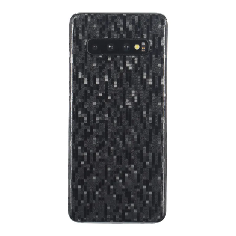 3D Carbon Fiber Skins Film Wrap Skin Phone Back Paste Film Sticker For SAMSUNG Galaxy S10 Plus S10e Note 10+8 9 S9+ A750 A9 2018