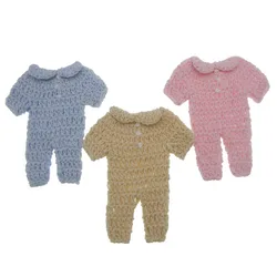 12Pcs Handmade miniature crochet clothing baby shower baptism craft party favors decorations 7.6cm