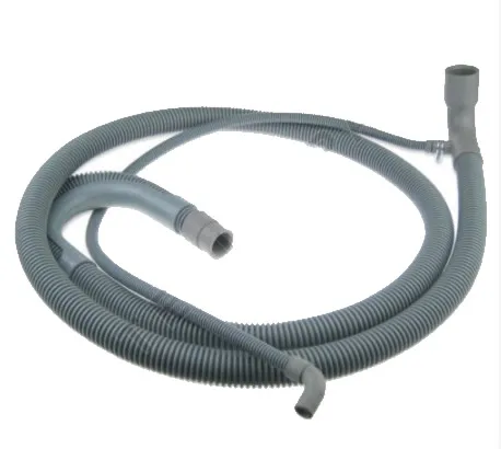 

049878 ELECTROLUX DISHWASHER GREY FLEXIBLE DRAIN HOSE & OVERFLOW PIPE 2 METRE 2m