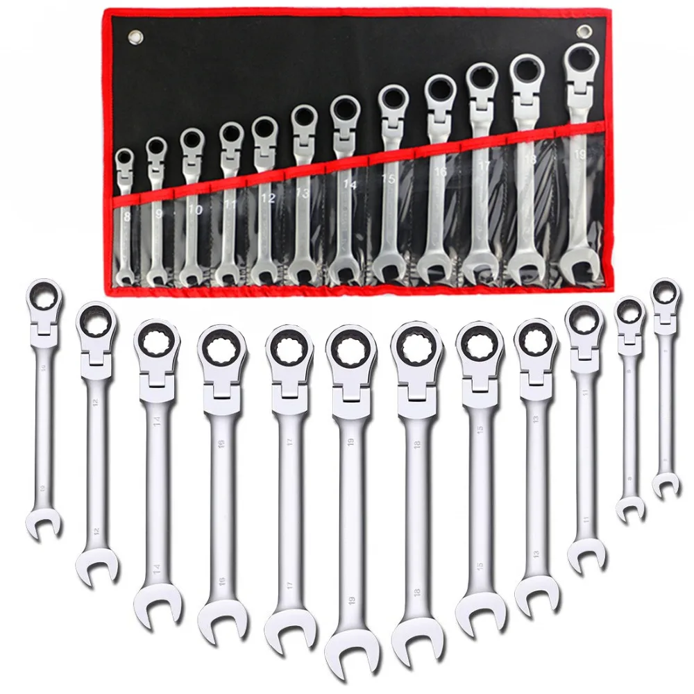 

Wrench Multitool Key Ratchet Spanners Set of Tools Set Wrenches Universal Wrench Tool Car Repair Tools With storage bag