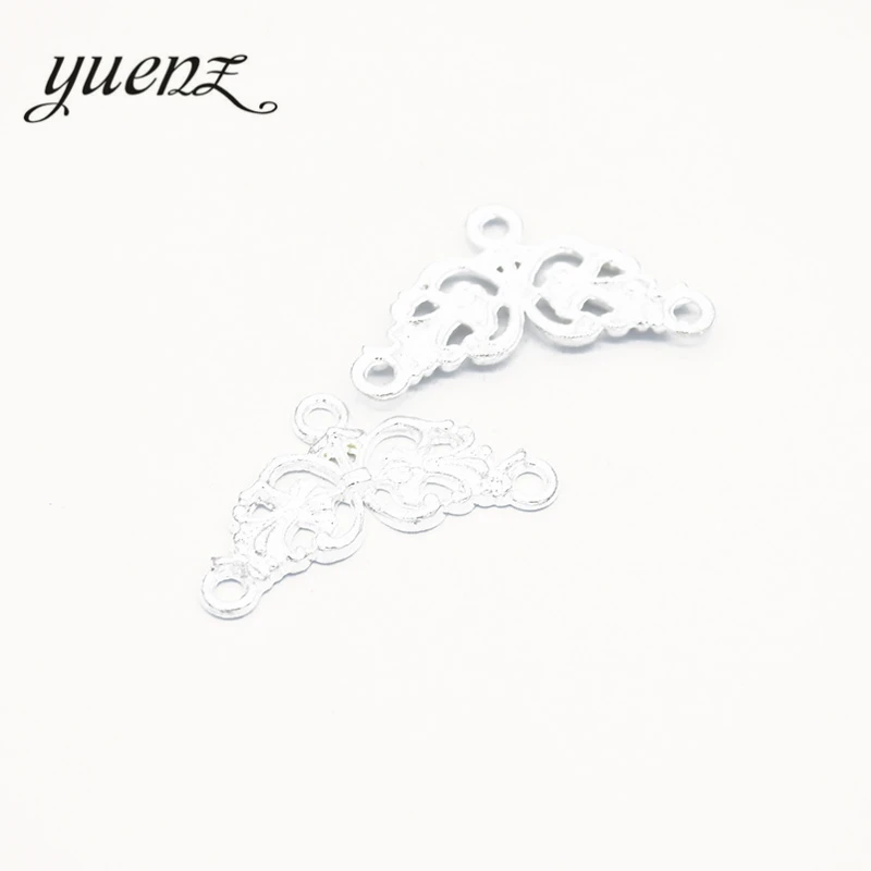 YuenZ 20 stücke Antike Silber farbe Halskette Erkenntnisse Metall Charme Anhänger Schmuck, Die DIY Charms Handmade G105