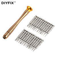 DIYFIX 25 in 1 Torx Screwdriver Wallet Kit Repair Tool Precision Screwdriver for Phone PC Camera Watch Opening Hand Tool Sets