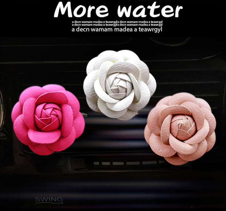 1pc Car perfume accessories air outlet conditioning car perfume Vent clip Rose flower Car-styling Perfume Women Perfume Original