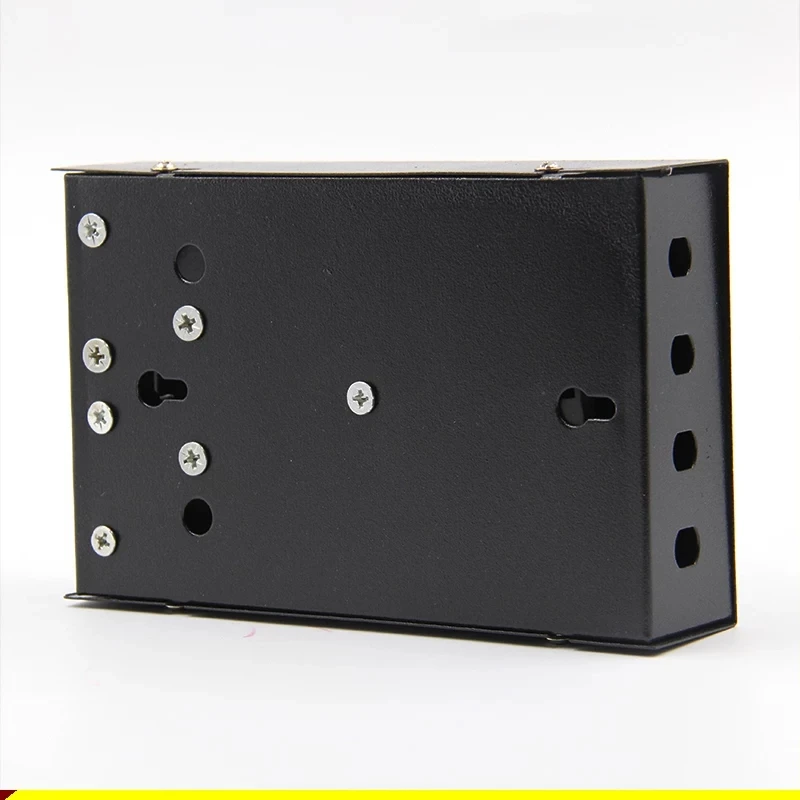 FC Kotak Terminal Kosong 5 Buah 4 Core FTTH SPCC 4 Port SC Panel Patch Serat Optik Kotak Distribusi FTTX Hitam ELINK Ketebalan 0.6Mm